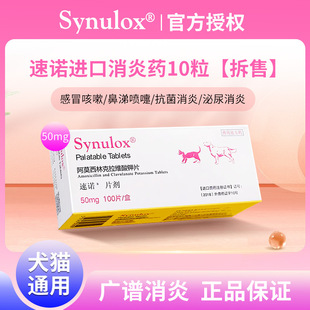 Pfizer 50mg/250mg cats and dogs amoxicillin and clavulanate potassium pet cold sneezing respiratory tract