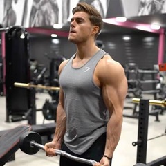 GYMSHARK critical弾性コットンベストフィットネストレーニング力ノースリーブ男
