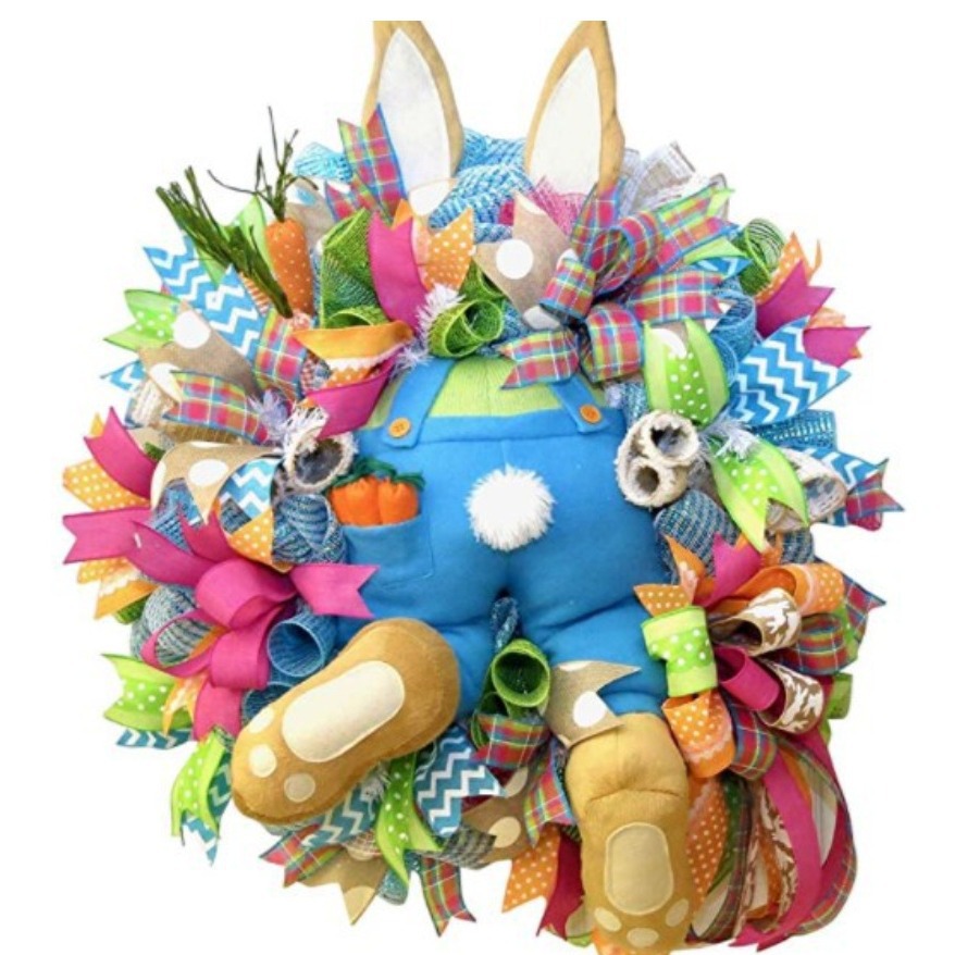 2024 conejo de Pascua colgante de Navidad transfronterizo Amazon Garland decoración Garland accesorios de decoración del hogar