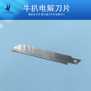 Stainless Steel Steak Blade Wide Mouth Straight Blade German Steak Knife Fine Tooth Dinner Knife Blade