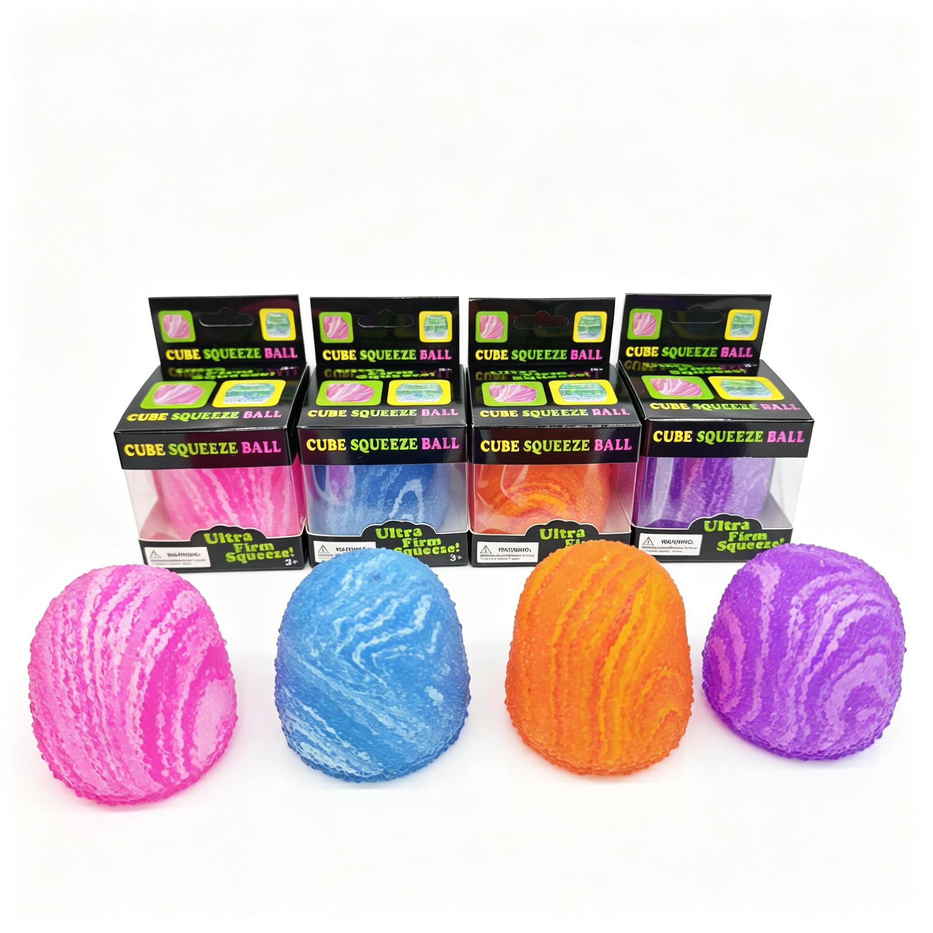 Pelota Antiestrés Sensorial con Purpurina de TPR para Alivio de Estrés