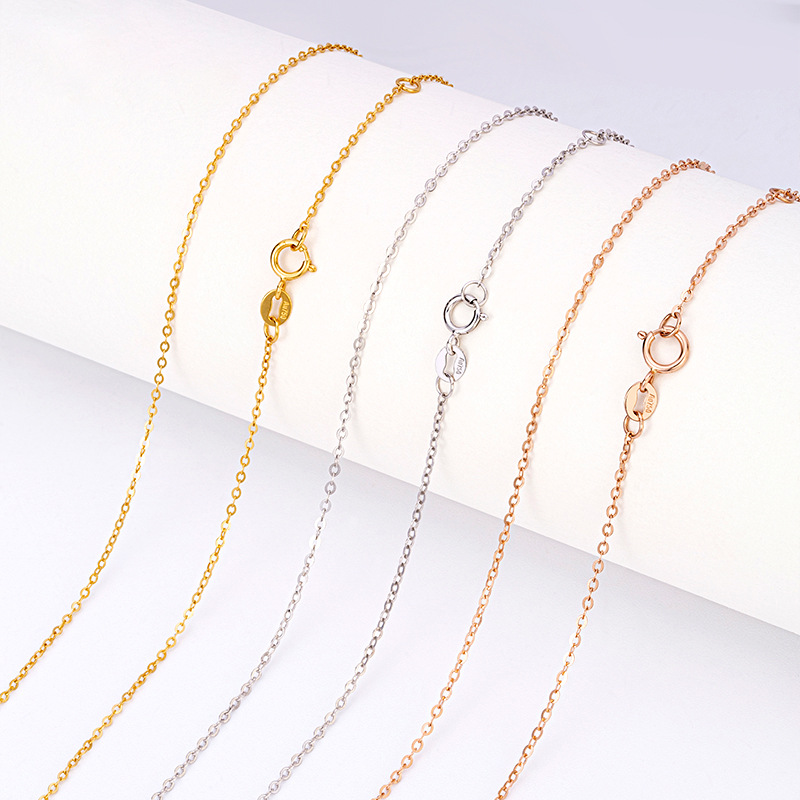 18K 골드 O형 목걸이