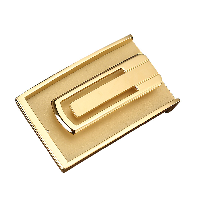 3,5/3,8 hebilla de cinturón de acero inoxidable hebilla sin dientes tipo prensa para hombre hebilla de cinturón de alta calidad hebilla de cinturón de material de sensación venta directa