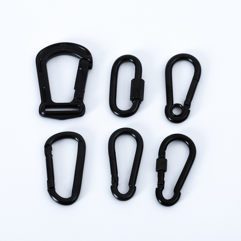 温州厂家直供 梨形弹簧钩 蛋型弹簧钩 8X80MM 电泳黑色梨形钩