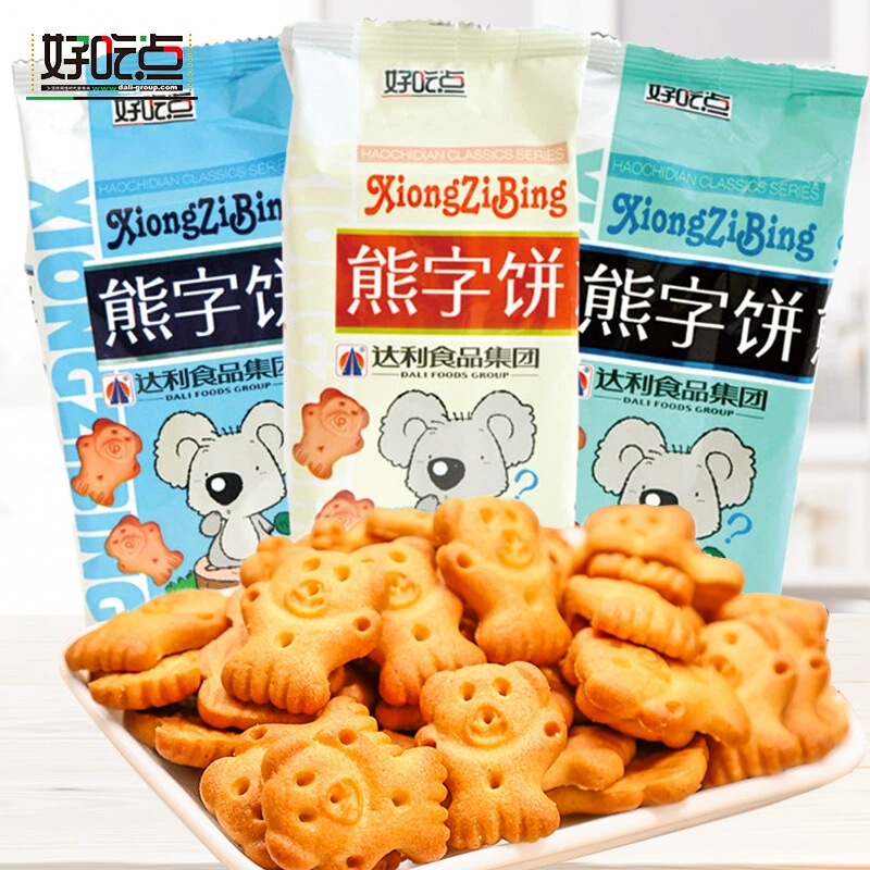 达利园好吃点熊字饼干115g儿童饼干熊仔酥性饼干休闲零食品|undefined