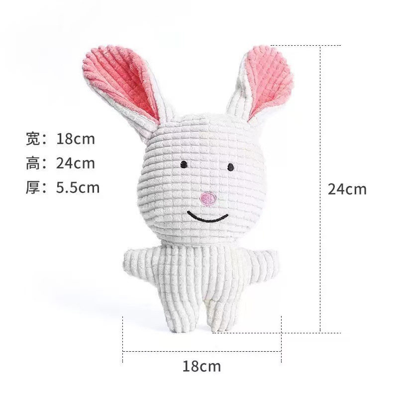 Nuevo juguete de peluche para perros sonido molar resistente a la mordida perros pequeños, medianos y grandes simulando animales juguetes para mascotas