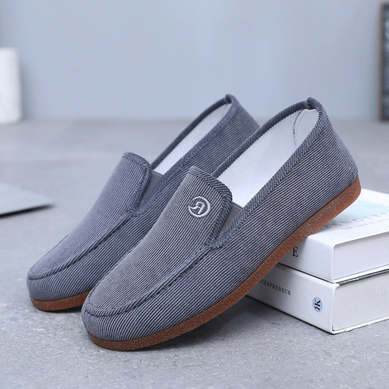 Новая старая пекинская обувь из ткани мужская нескользящая обувь из говяжьего сухожилия