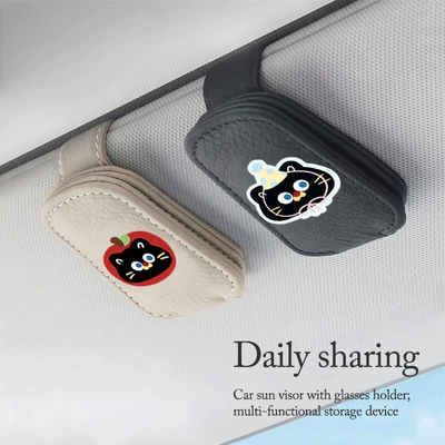 Multifunctional Sun Visor Sunglasses Storage, Car Glasses Clip/Bill Clip