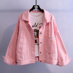 女性のための白いデニムジャケット 2025 春と秋の新しい韓国スタイルの多用途カジュアルジャケット小柄な人向けの多用途トップトレンディ