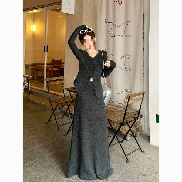Gray fabric set
