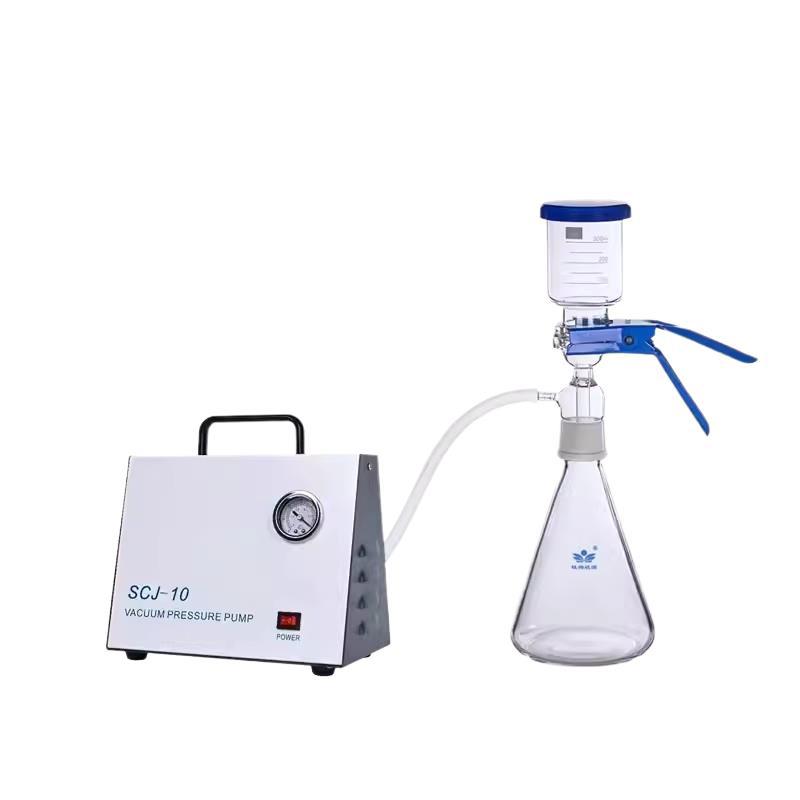 砂芯过滤装置250/500/1000/2000ml 含真空泵 带泵抽滤装置 溶剂过