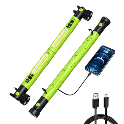 long battery life, İşçi projektorları - car-light-repair-work-light-clip-on-detachable-model-5200mah-green