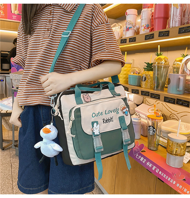 Dual-use Portable School Primary School Students One-shoulder Messenger Backpack Make-up Class Backpack display picture 3