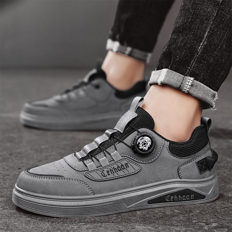 8822 zapatos de cuero de cuatro estaciones de corte bajo, tendencia de moda, deportes de todo fósforo, zapatos casuales transpirables, zapatos de hombre