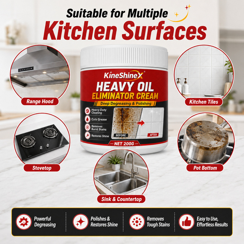 Kineshinex Kitchen Heavy Grease Cleaning Powder Powerfully Removes Grease and Burnt Stains from Range Hoods and Stoves Kineshinex Kitchen Heavy Grease Cleaning Powder Powerfully Removes Grease and Burnt Stains from Range Hoods and Stoves