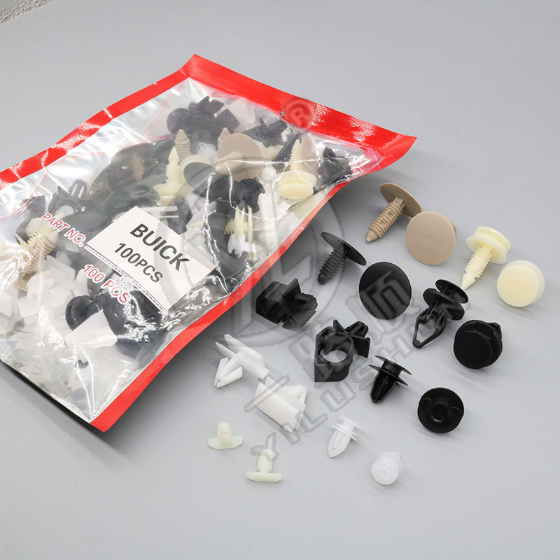Adecuado para Buick coche parachoques empuje hebilla techo tronco clip puerta panel tira de sellado hebilla fija