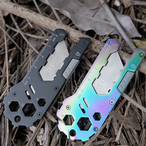 Outdoor multifunctional knife stainless steel utility knife carving knife letter opener paper knife portable express box opener