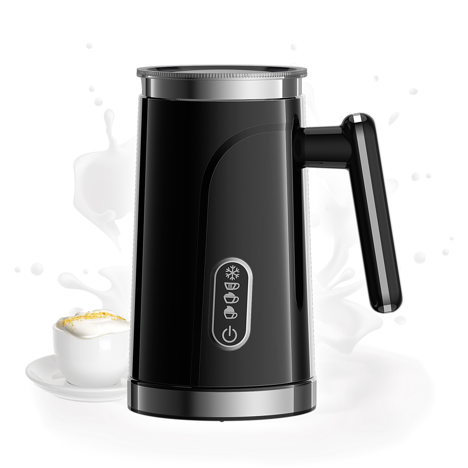 Comercio exterior transfronterizo totalmente automático caliente y frío 4 en 1 máquina de espuma de leche de café máquina de espuma de leche máquina de espuma de leche image 7