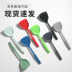 Household milk white non-stick pan silicone spatula high temperature resistant silicone spatula baking Spatula Silicone kitchenware set of 10 pieces