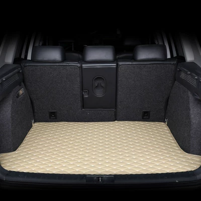 Trunk Mat: full-cover trunk mat - trunk-flat-main-matbeige-no-installation-required