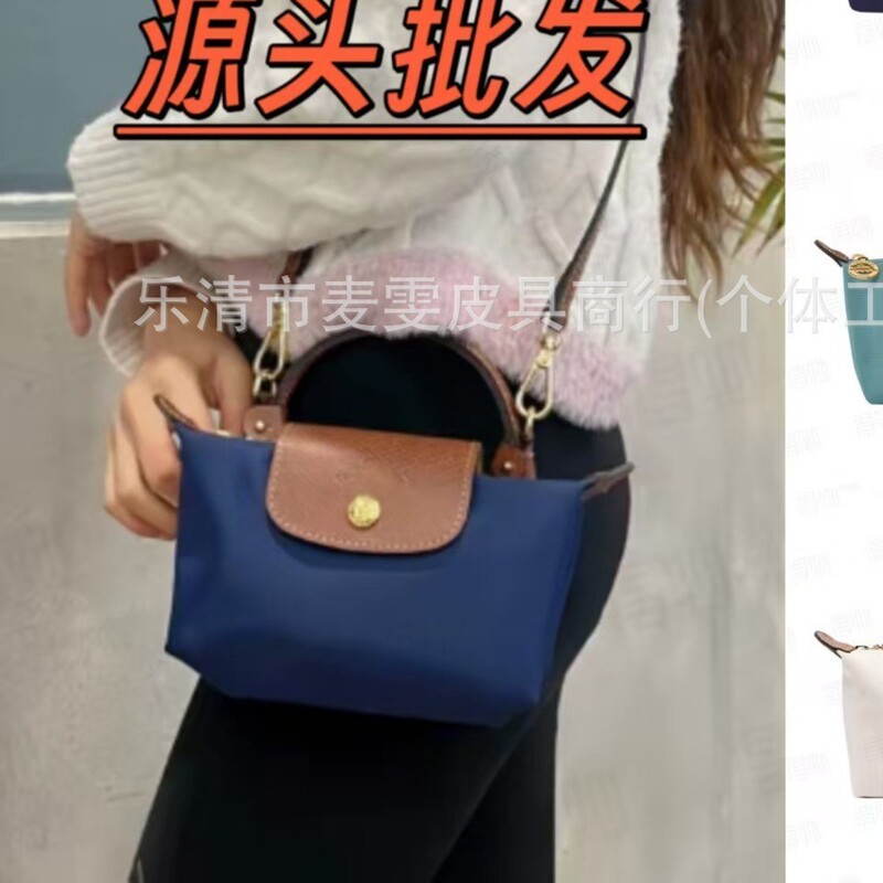 French Longchamp Mini Women's Handbag, Mobile Phone Bag, Mini Dumpling Bag, Crossbody Bag, Shoulder Bag, Handbag