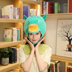 批发 马年吉祥物 马踏飞燕头套帽子 拍照道具 卡通头套 表演道具