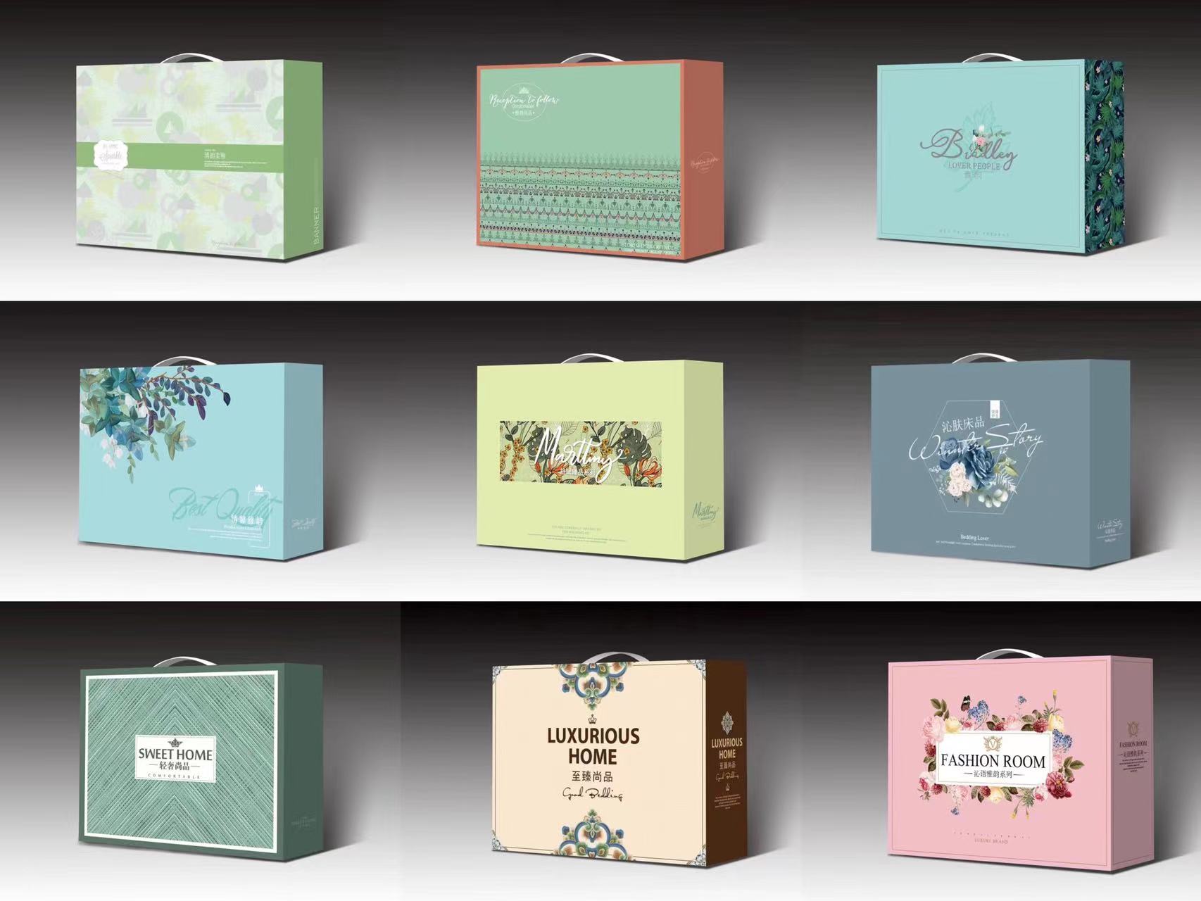 Hecha a medida verano fresco está acondicionado por la actividad abierta caja de regalo de seda verano embalaje caja de cartón en stock puede agregar logotipo