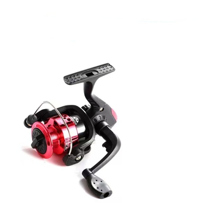Red fishing reel (wireless, no paper box)