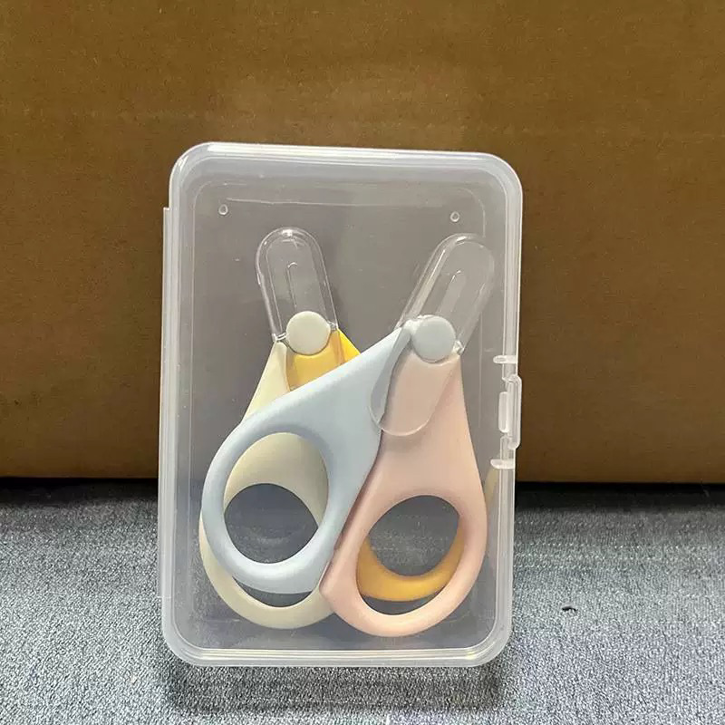 [tijeras de uñas especiales para bebés] herramienta de cuidado de uñas segura para recién nacidos con cabeza redonda anti-夹zamiento