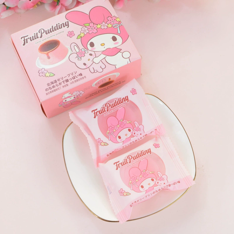 Fruit Pudding Powder (Ai Yi Ke) 36 g ×2, Window Gift Box, Blue or Pink Packaging