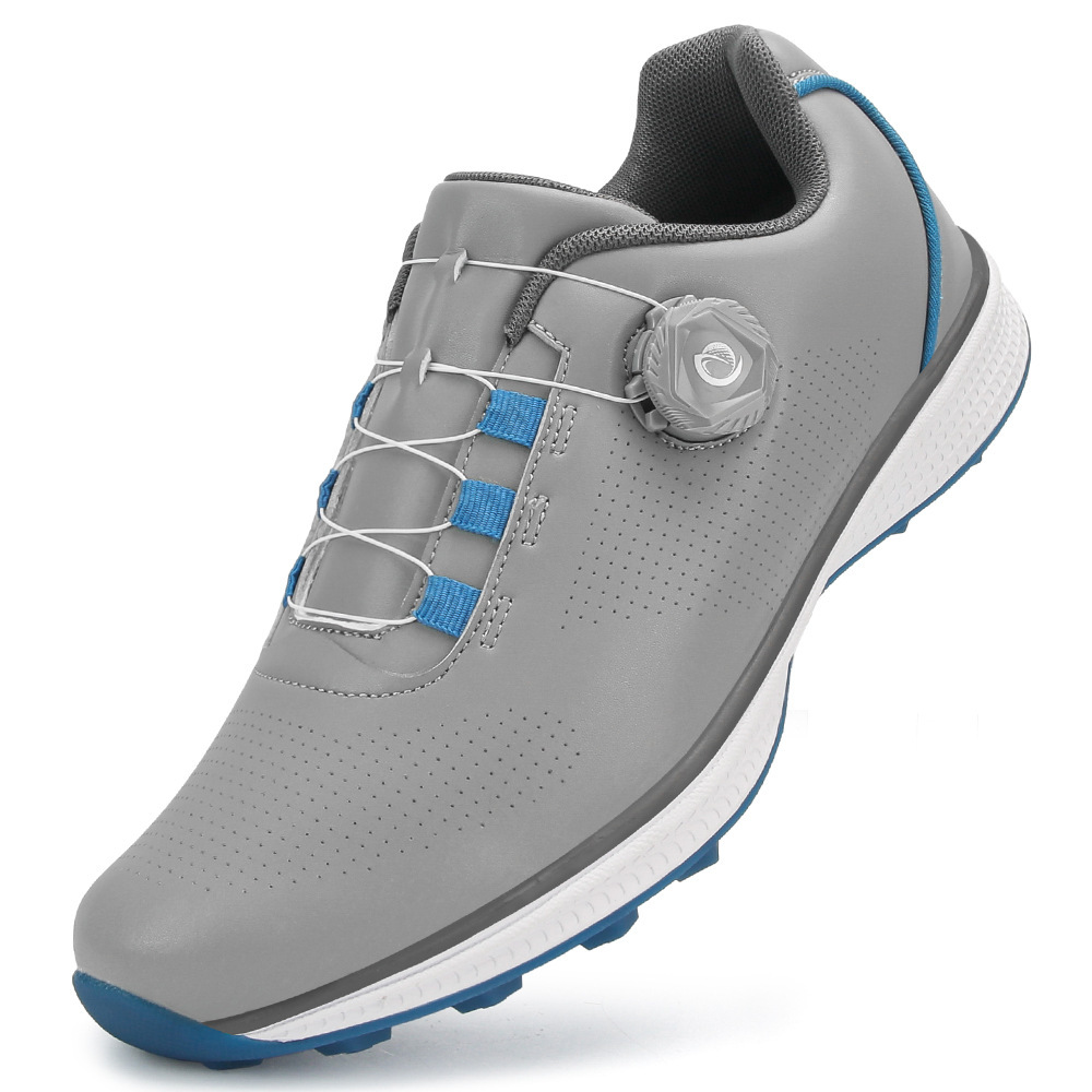 X556 봄과 여름 골프 신발 남성용 통기성 깨진 못 미끄럼 방지 손잡이 버클 야외 레저 스포츠 신발