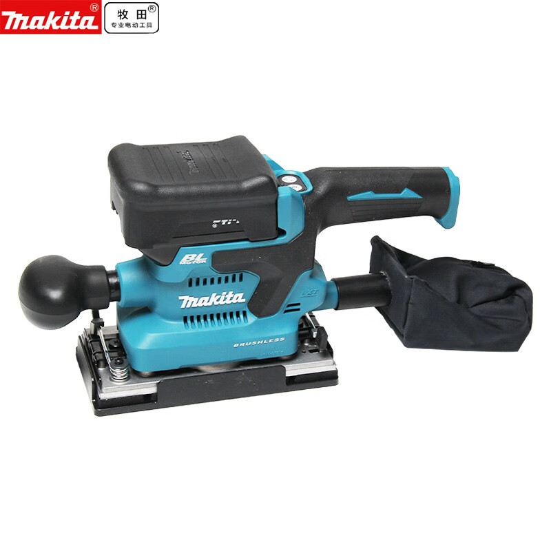牧田牧田18V锂电充电砂光机无刷无线打磨机木工家具DIY电动工具DB