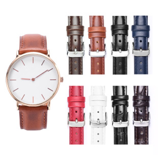 Jin Kaiyue strap substitute DW leather strap men's oil wax leather men's and women's pin buckle accessories 18 20mm a generation of hair