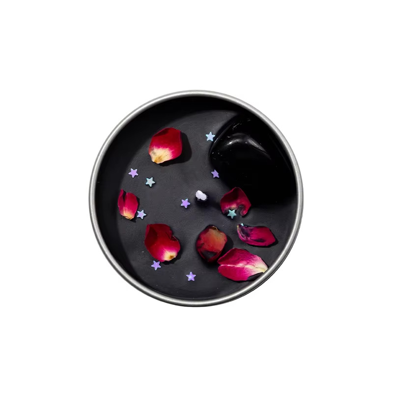 Flores secas transfronterizas de MaTeekou curan frasco de cristal de cera de cera de soja hecha a mano fragancia de cera de soja con regalo de mano perfumar duradero