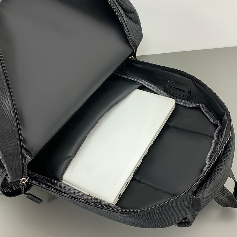 Moda al por mayor mochila de tela de Oxford nueva mochila simple de gran capacidad para estudiantes de secundaria mochila comercial USB