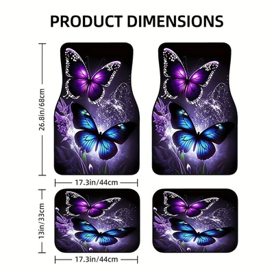 Avtomobil döşəmə paspasları – Ready for Delivery - msi-3-3344cm-back-row-two-piece-package-crystal-velvet