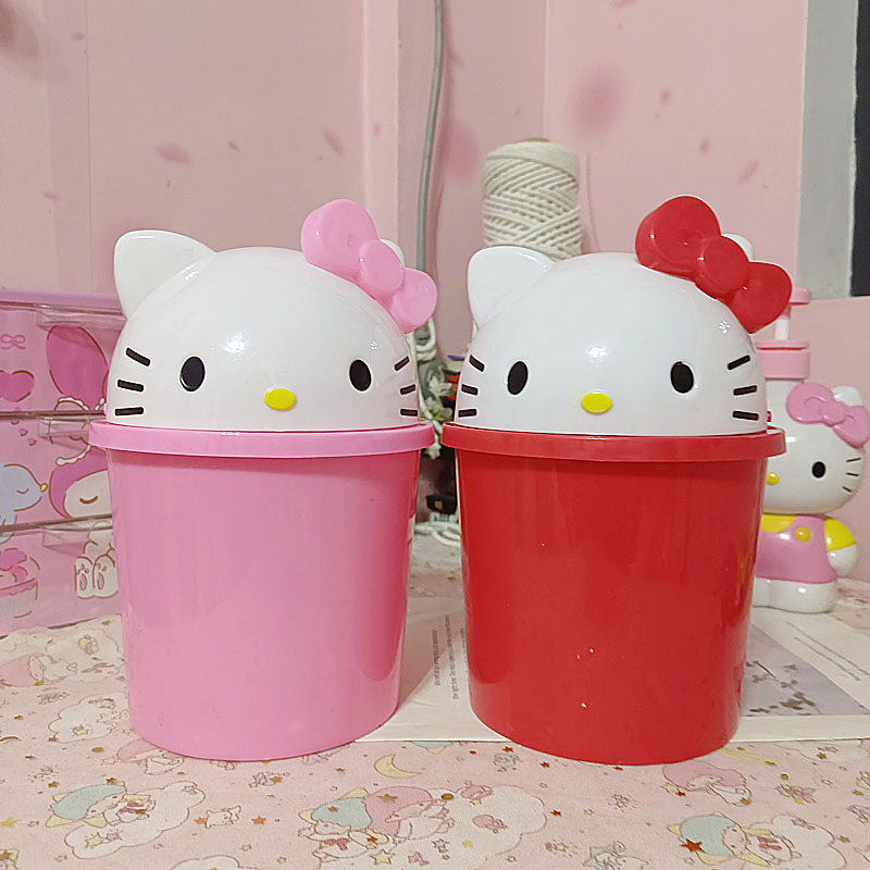 Desktop Small Trash Can Cute Hellokitty Storage Bucket Large Kt Cat Bedroom Bathroom Trash Can Desktop Small Trash Can Cute Hellokitty Storage Bucket Large Kt Cat Bedroom Bathroom Trash Can