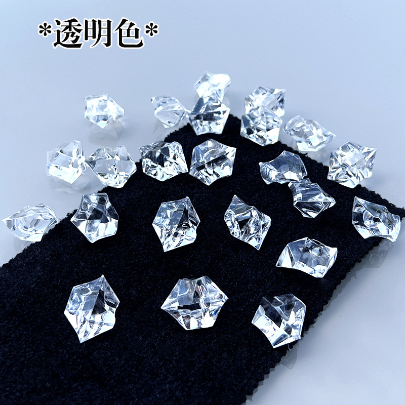 Colorido Cristal de los niños de la gema artificial del tanque de peces de plástico acrílico juguete patio etapa de vestir