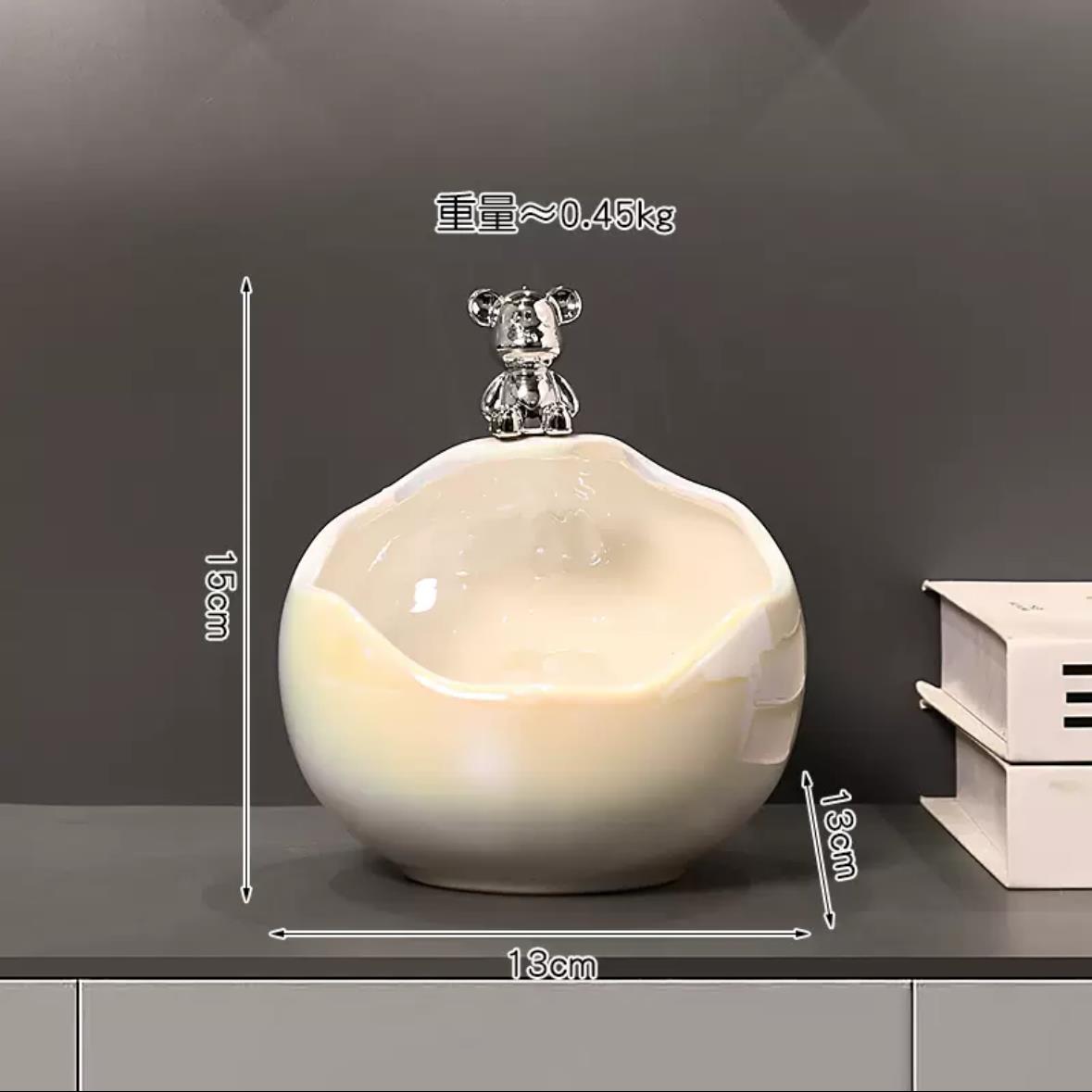 Storage bowl cream color