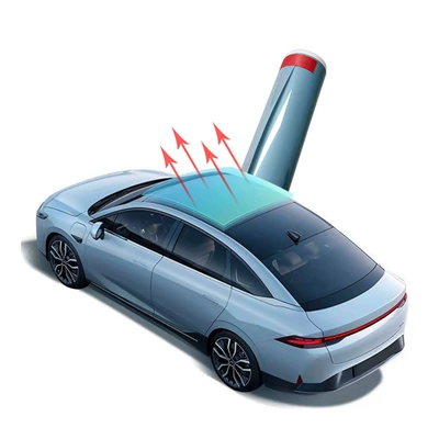 blue crystal skylight ice armor: Automotive Film