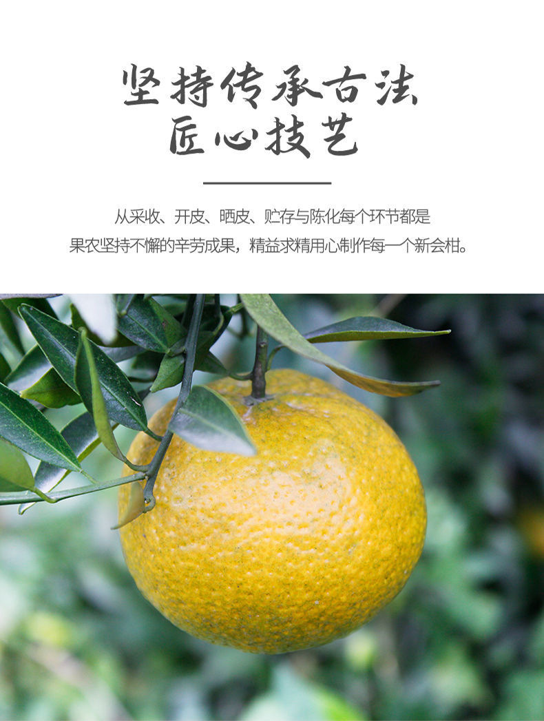 Xinhui Aged Chenpi Dried Tangerine Peel 500g Sun-Dried Citrus Peel for Tea and Soup in use