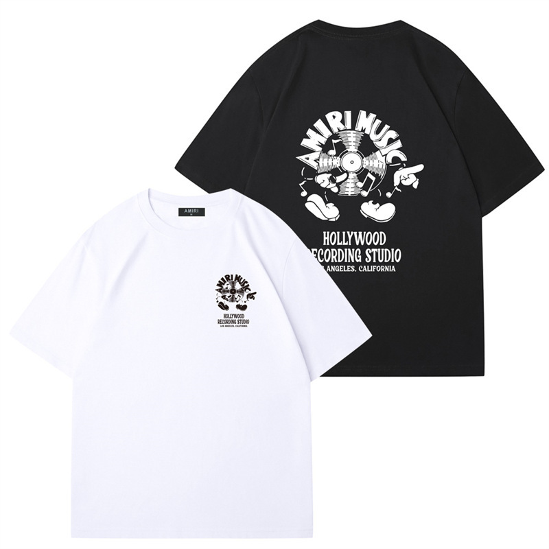 New fashion brand men and women all-match outdoor sports leisure personality pattern letter short sleeve T-shirt