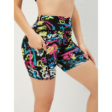 O 64737 Tummy Control Lifting Yoga Shorts �ո������٤�̿��