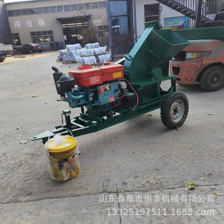 600型盘式圆木材削片机 杂木毛竹打片机 原木竹子树枝削片机