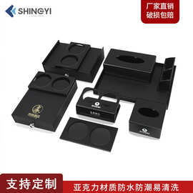 酒店洗漱用品收纳盒宾馆一次性牙刷牙具亚克力易耗品盒托盘纸巾盒