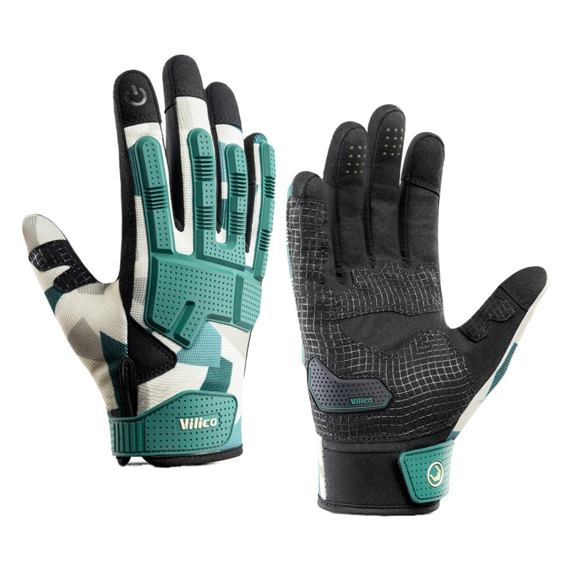 Guantes Vilico para deportes al aire libre de primavera y verano, para ciclismo de montaña, con protección contra golpes, resistentes al desgaste, anticolisión, con pantalla táctil, venta al por mayor