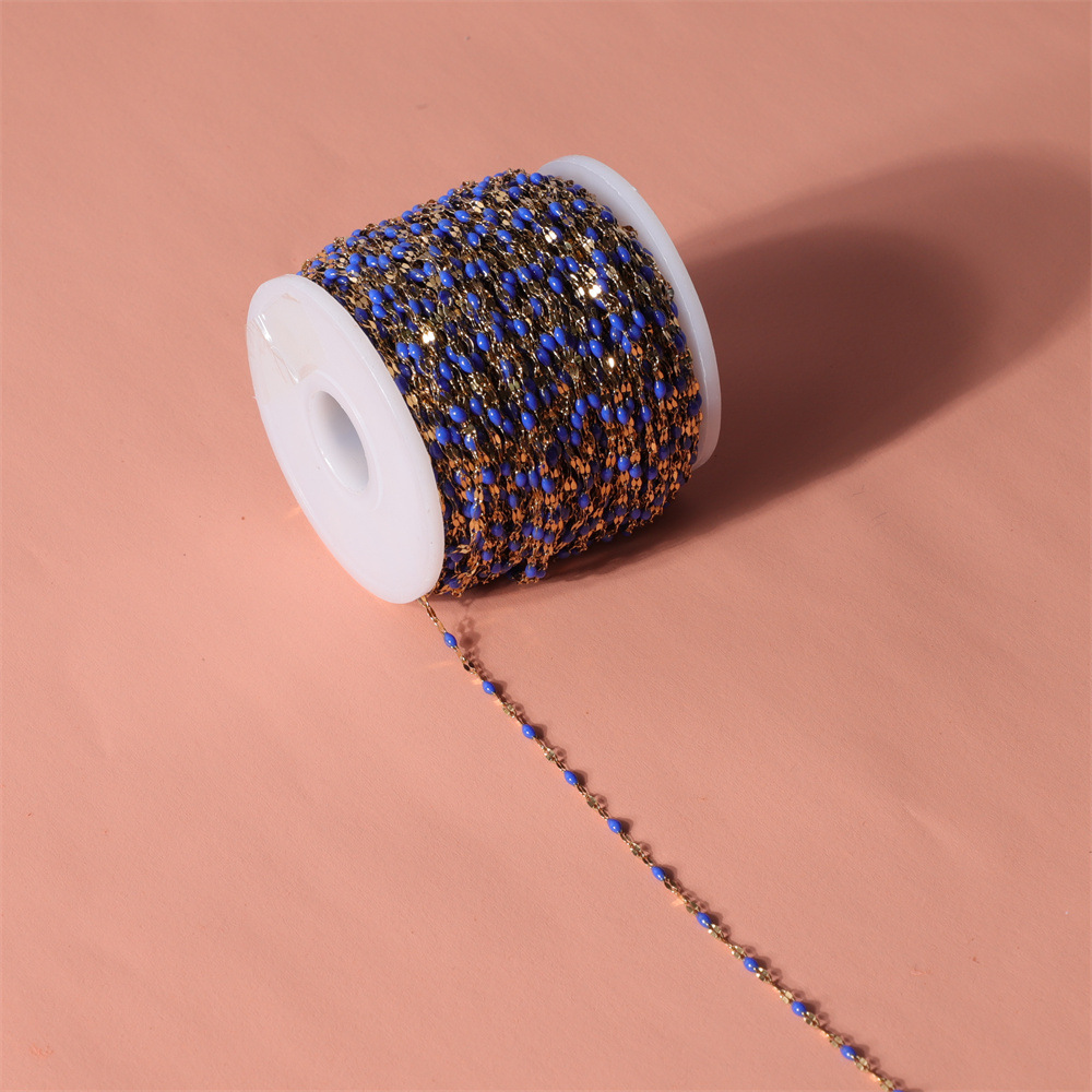 24g Weight Chain Jewelry Making Type Cable Chain/Cross Chain Classification 1 Piece Quantity 316L Stainless Steel Material Color Block Pattern Spring&Summer Season Plating Design Vacation, Classic Style Style 1 Piece 316L Stainless Steel Cable Chain/Cross Chain Chain Vacation Classic Style Color Block 15