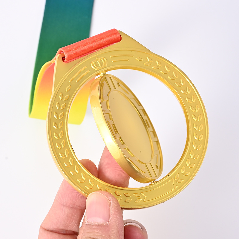 Medalla de metal personalizada Juegos deportivos medalla de oro lista escuela empresa reunión anual de premios recuerdos