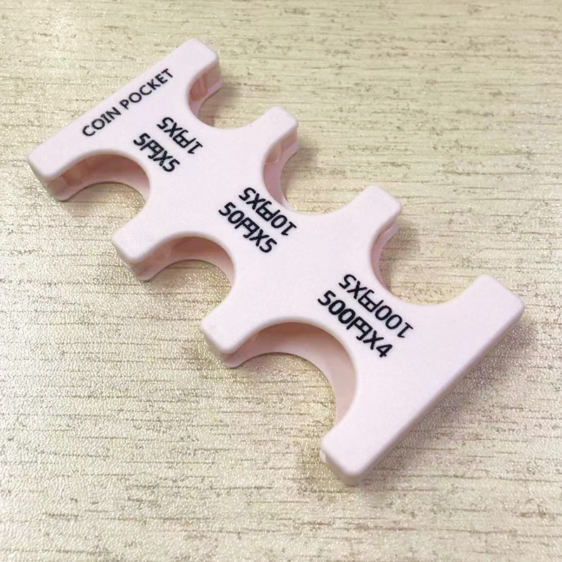 Clip de moneda puntual transfronterizo Monedero de clasificación de monedas de plástico japonés Cartera portátil japonesa y coreana Monedero de almacenamiento de monedas