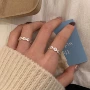 开口星星气质波浪指戒